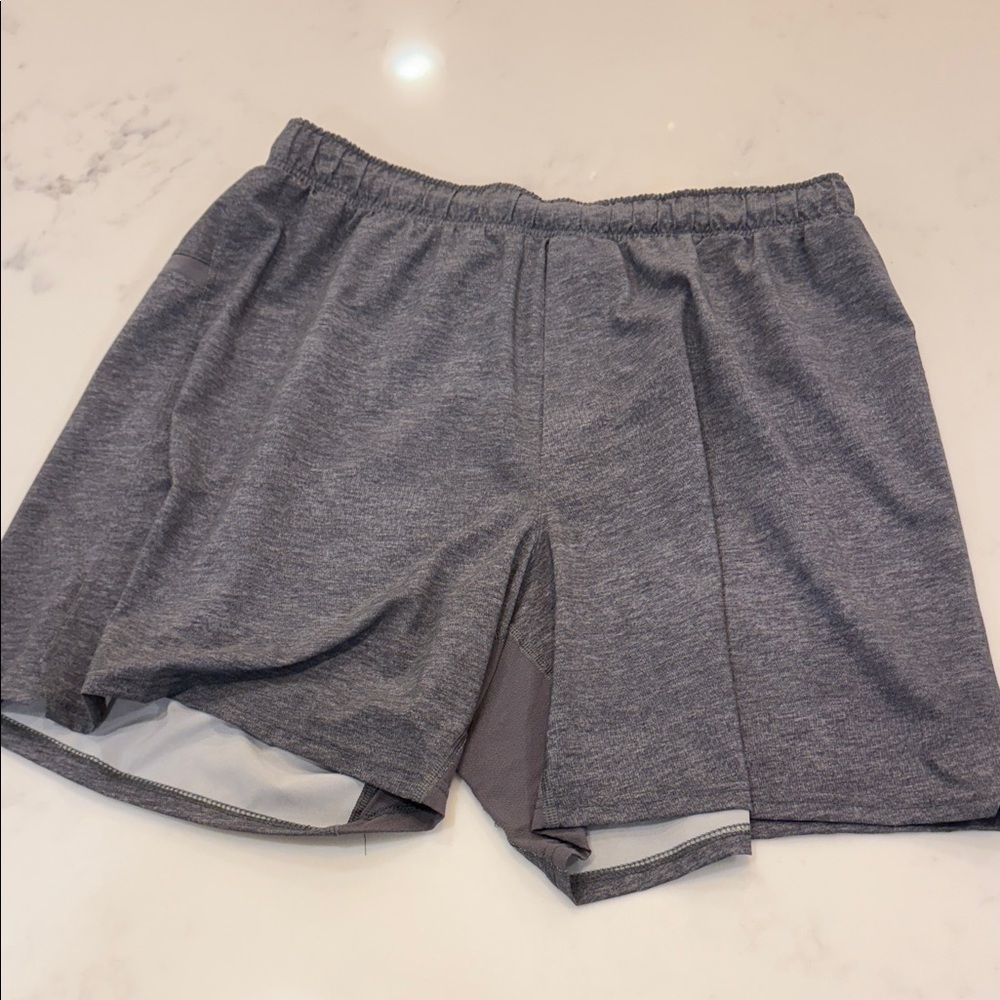 lululemon athletica Charcoal Men's Surge Linerless 6” Shorts